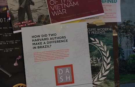 Open Access posters in Harvard Yard
